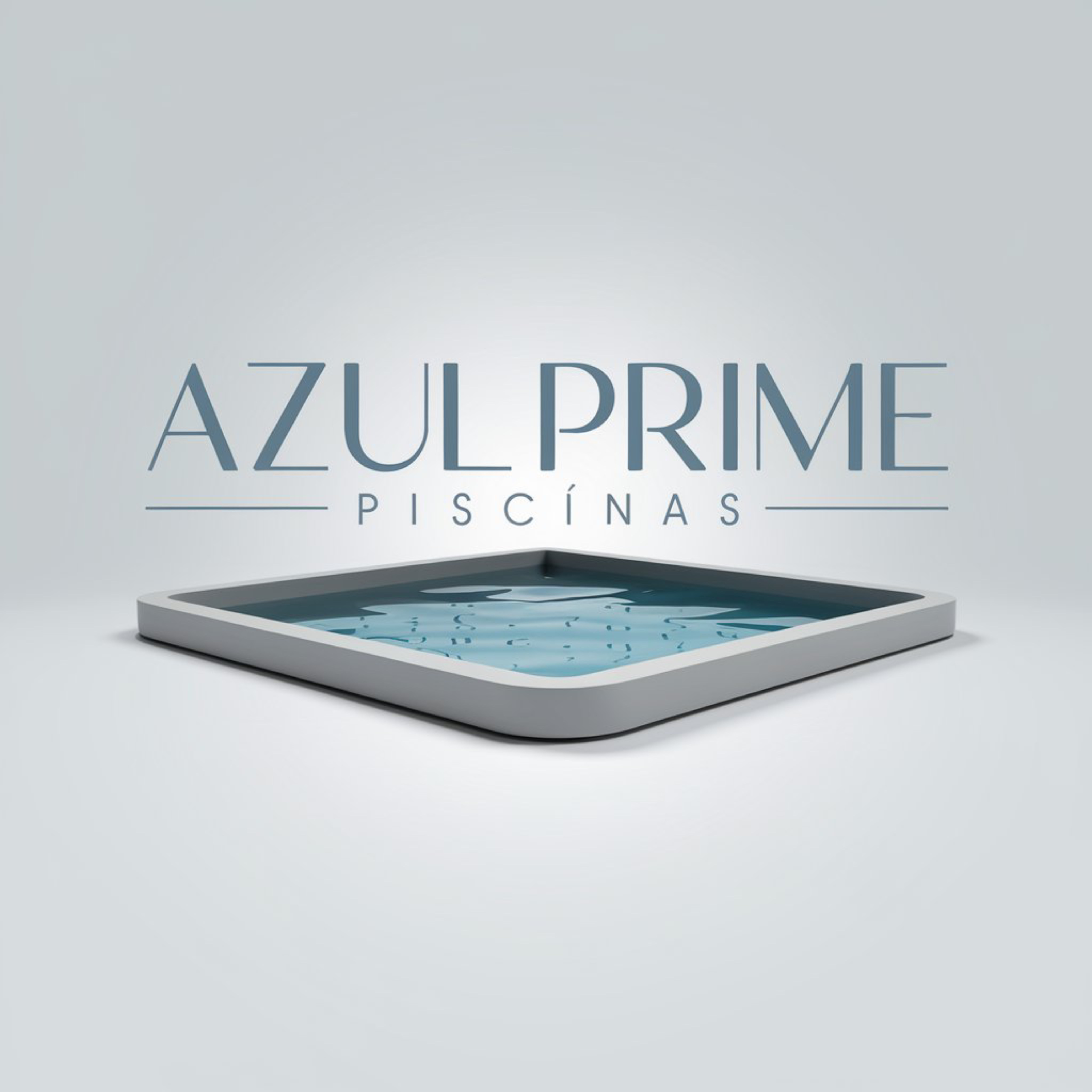 logo da empresa azul prime piscinas